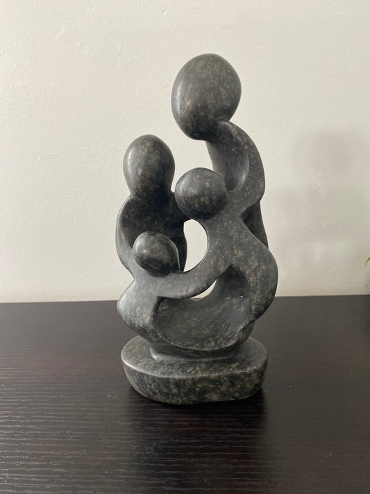 Stone Sculpture-family of 4-ukama-4L