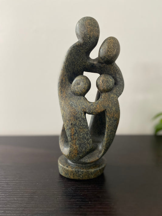 Stone Sculpture-family of 4-ukama-4M