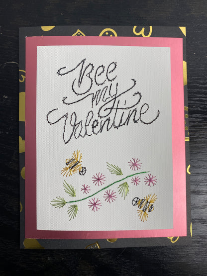 Hand Stitched Greeting Card 5x7