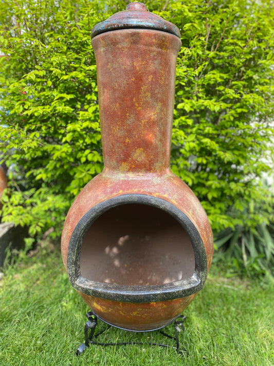 Traditional Mexican Chiminea front view