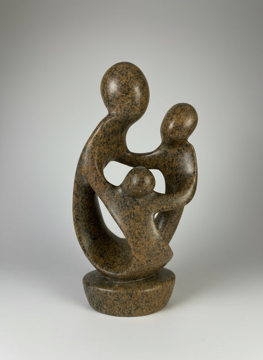 Zimbabwe Sculpture Family of 3 