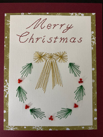 Hand Stitched Greeting Card 5x7