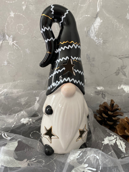 Black and White LIght-up Gnome