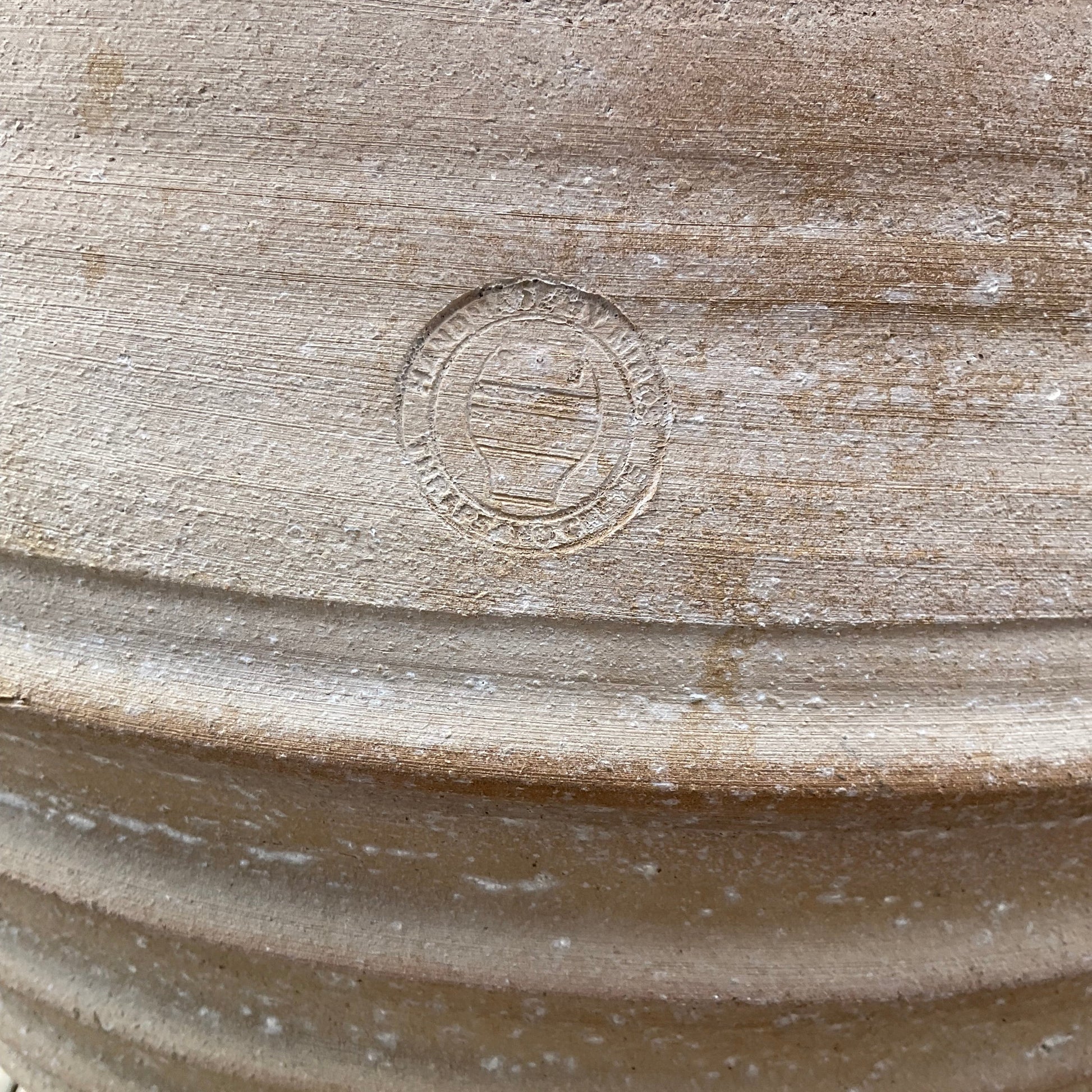 Close up of Seal Made in Crete of authenticity.