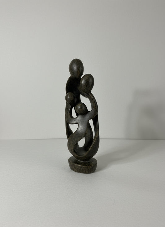Stone Sculpture from Zimbabwe Family of 4
