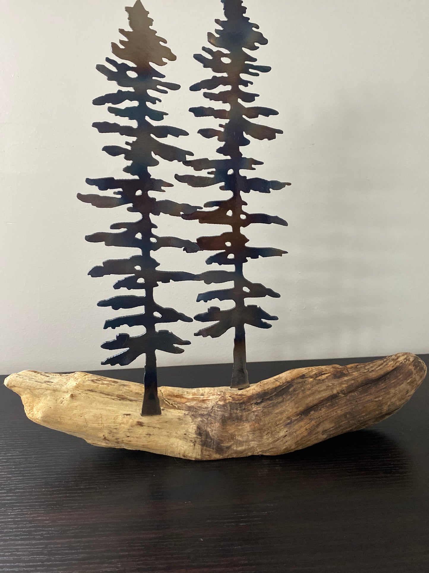 Metal Trees on Lake Ontario Driftwood – Canadian Made