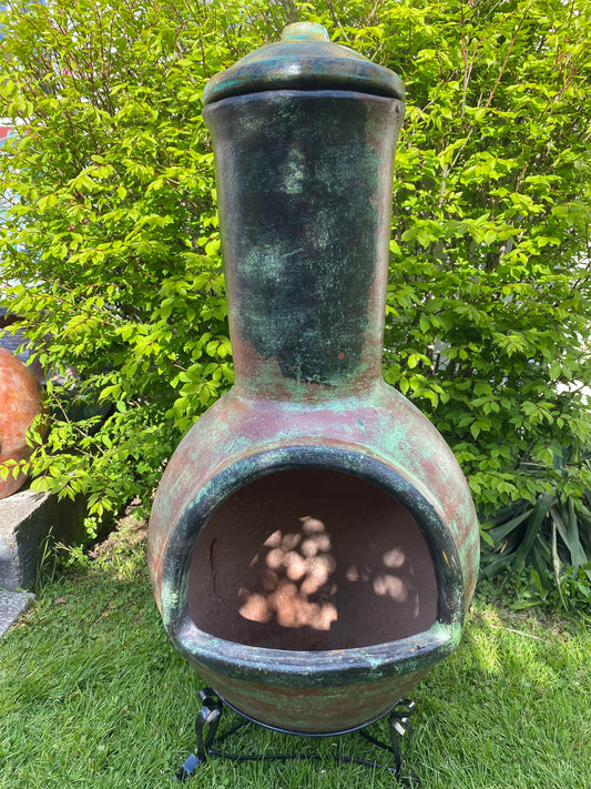 Traditional mexican chiminea