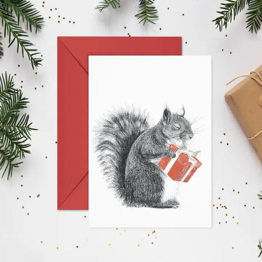 Squirrel - Le Nid Greeting Card