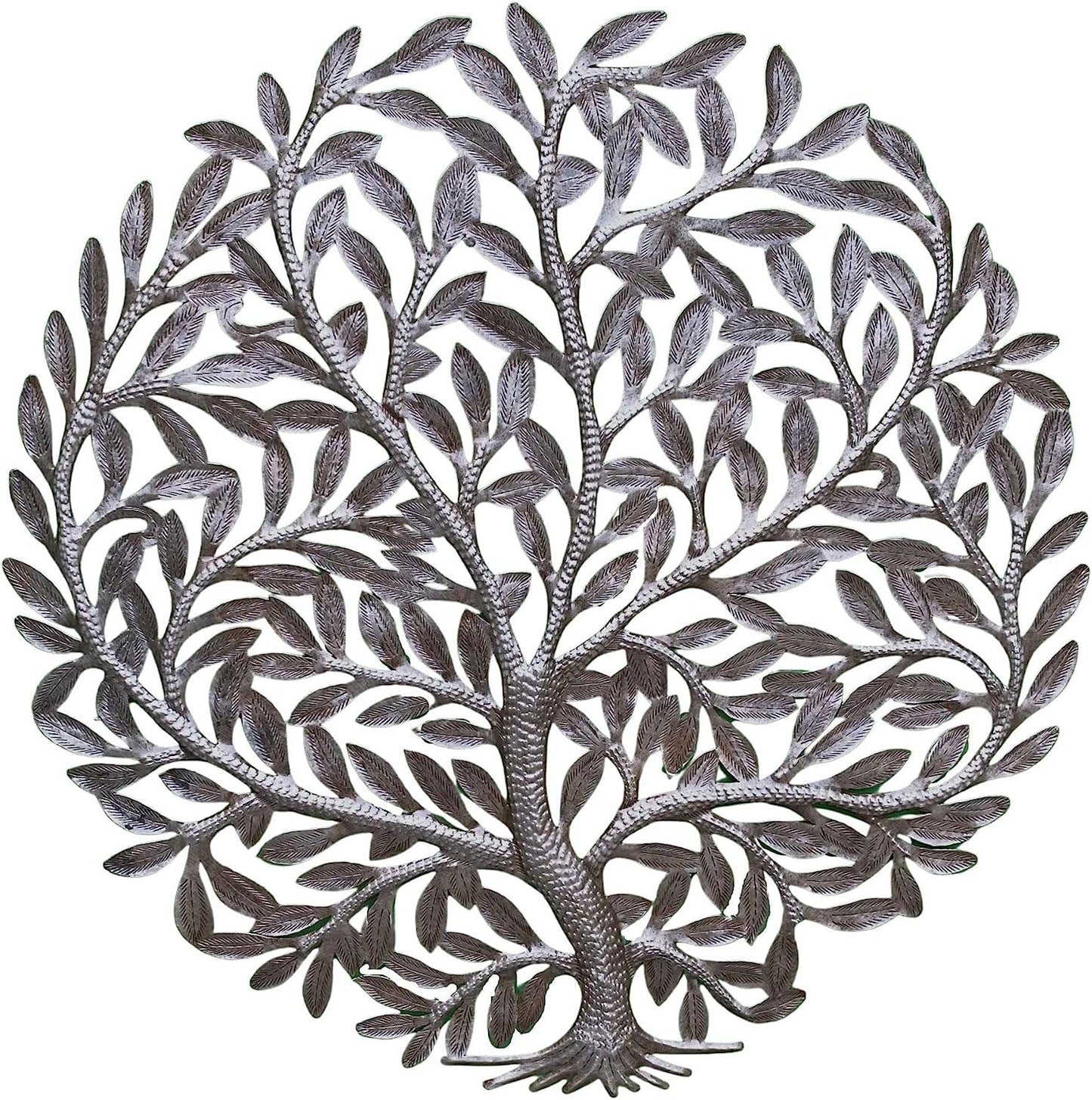 23" Haitian Metal Tree of Life, Fair Trade Wall Decor