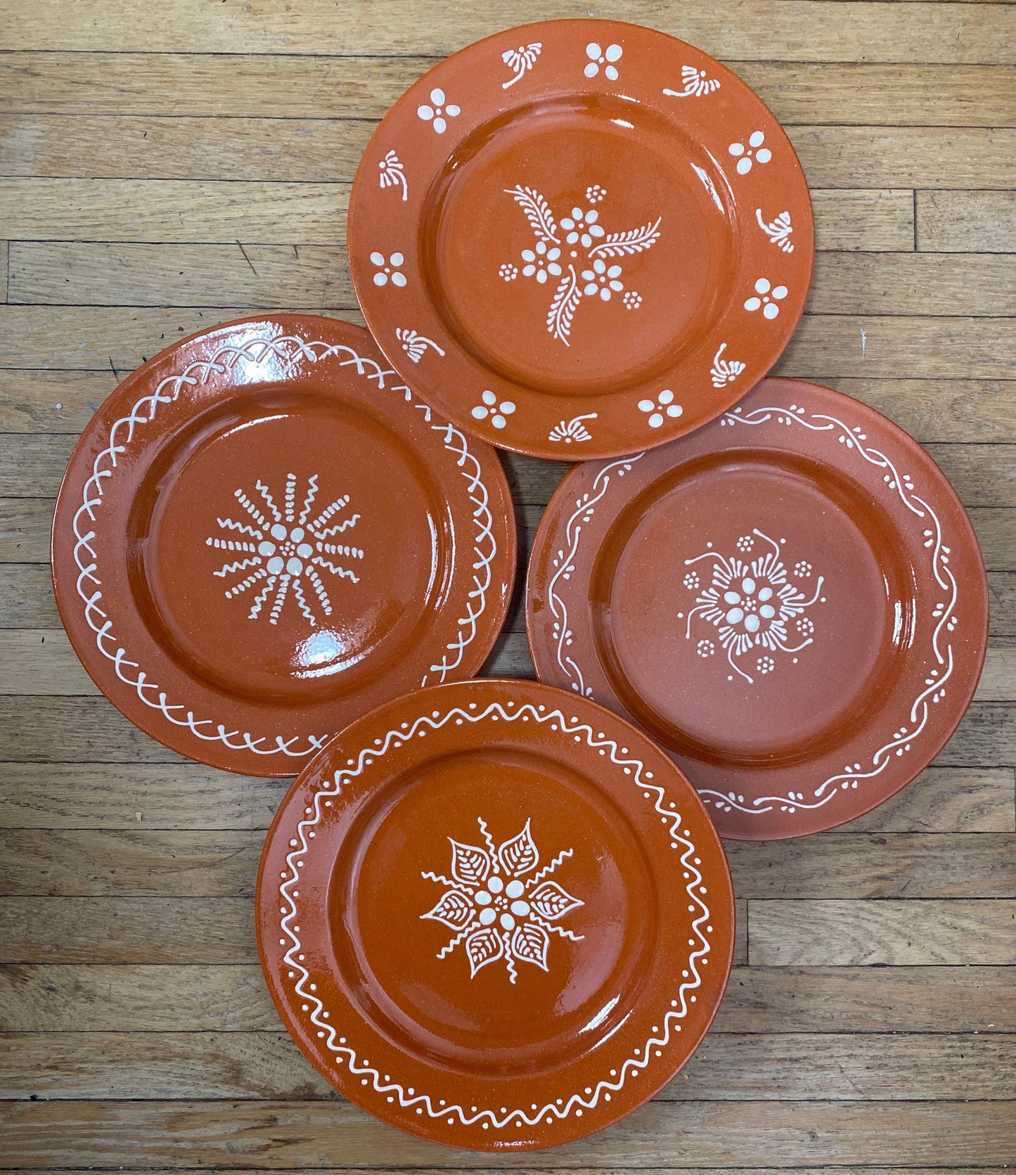 Traditional Portuguese Clay Dinner Plate – Hand Painted 26cm (10")