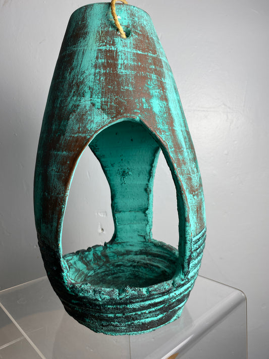 Clay Bird Feeder & Lantern - Handcrafted in Mexico