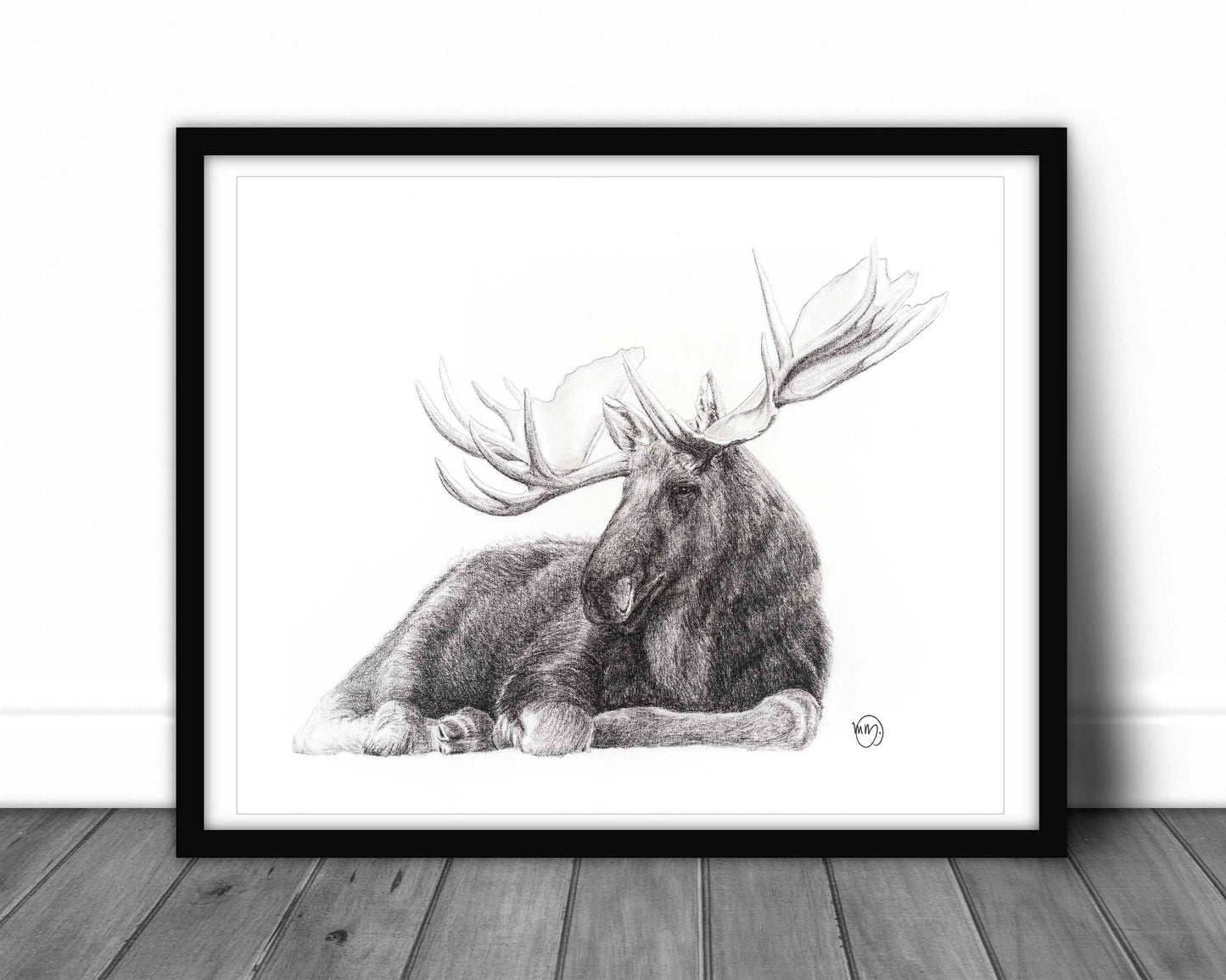 Majestic Moose Print