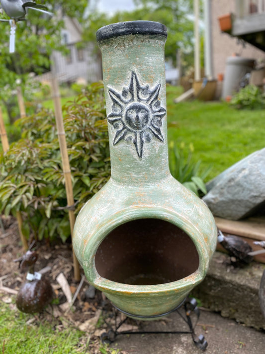 Chiminea Medium — Handcrafted Clay, Made in Mexico #2
