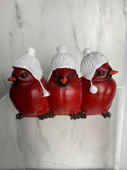 Cardinal Trio Christmas Ornament