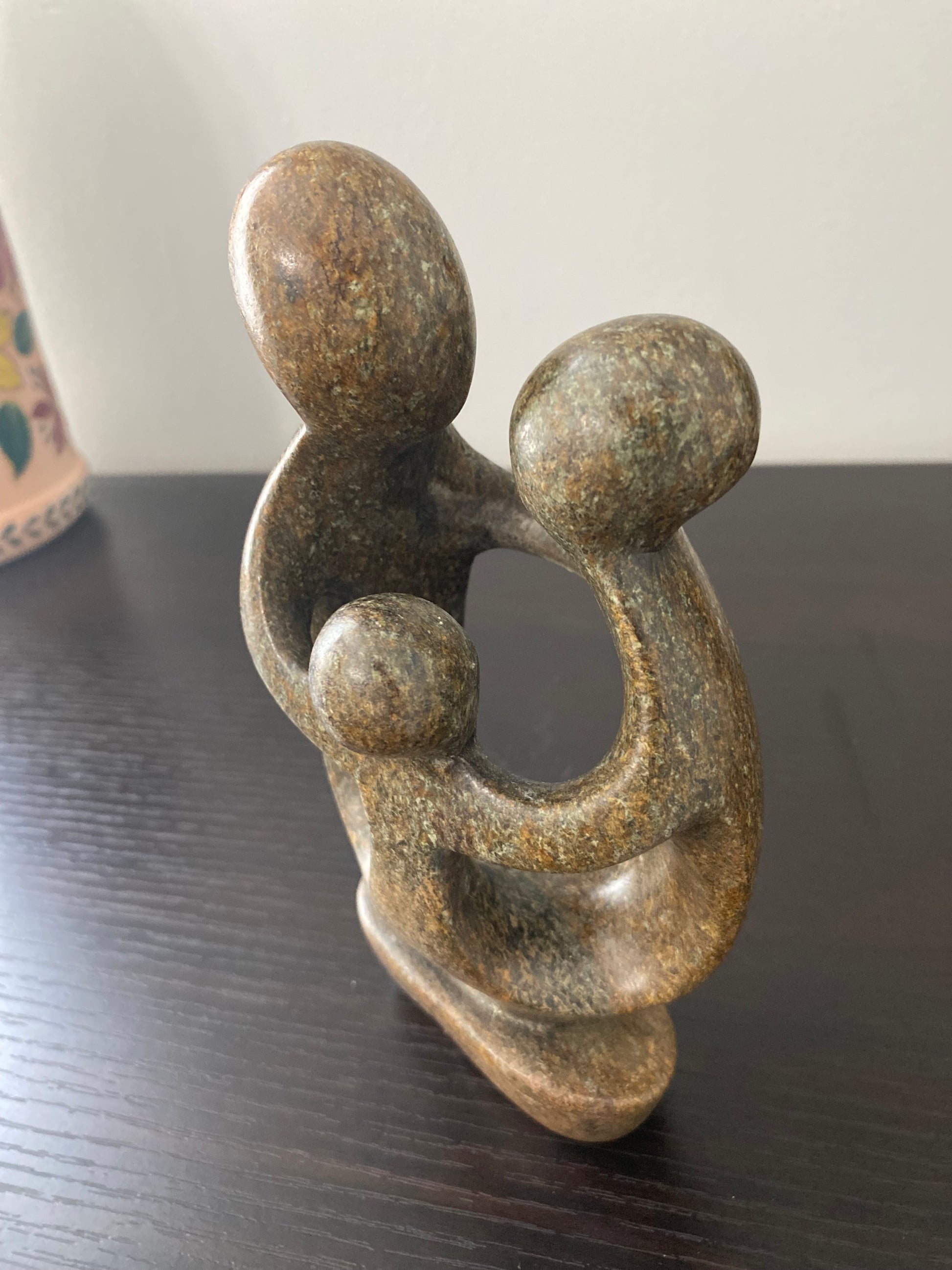 Stone Sculpture of a family of 3