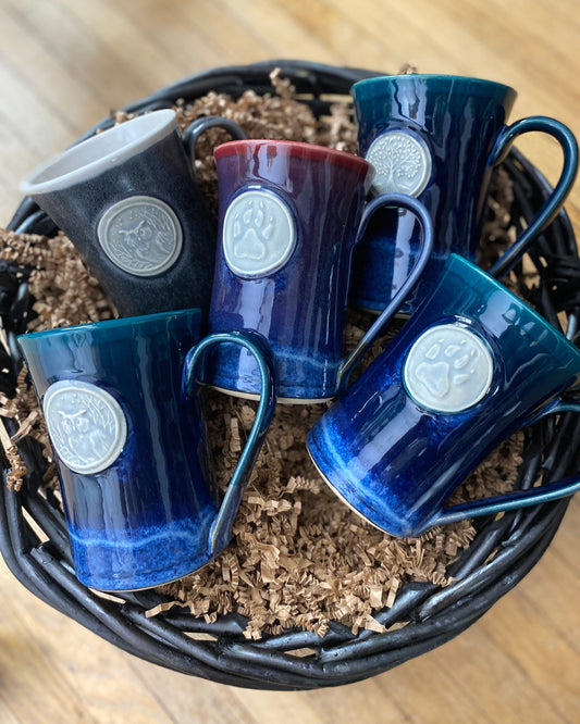 Medallion Mugs - Pavlo Pottery - Ontario Made