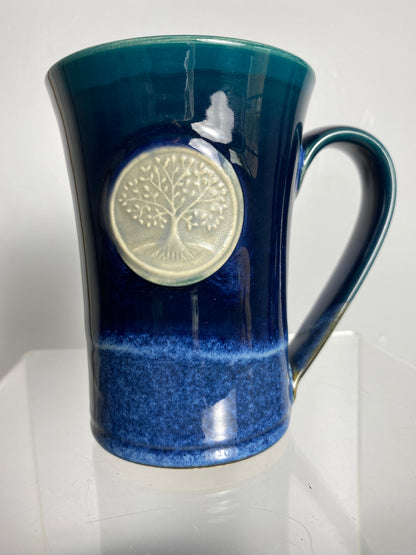 Tree of Life Medallion Mug-Teal