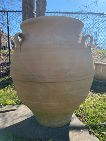 Eva Oil Jar – Handcrafted Greek Terracotta with Handles