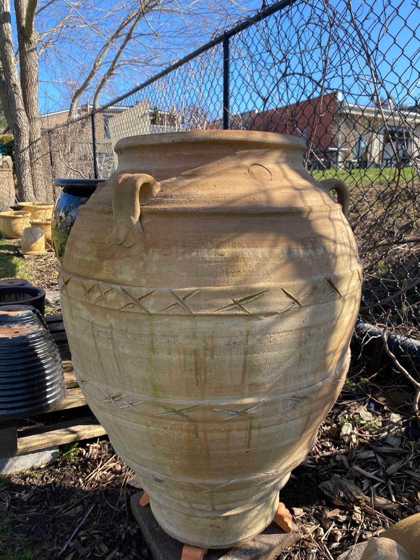 Festos Jar – Handcrafted Cretan Terracotta Wine Jar