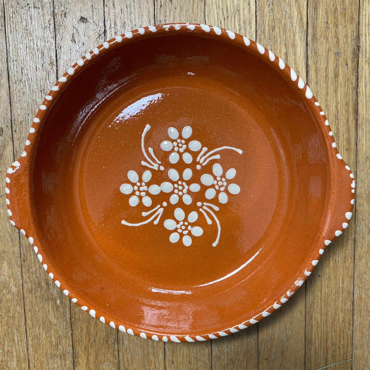Traditional Portuguese Clay Alentejana Bowl – Hand Painted (24cm)