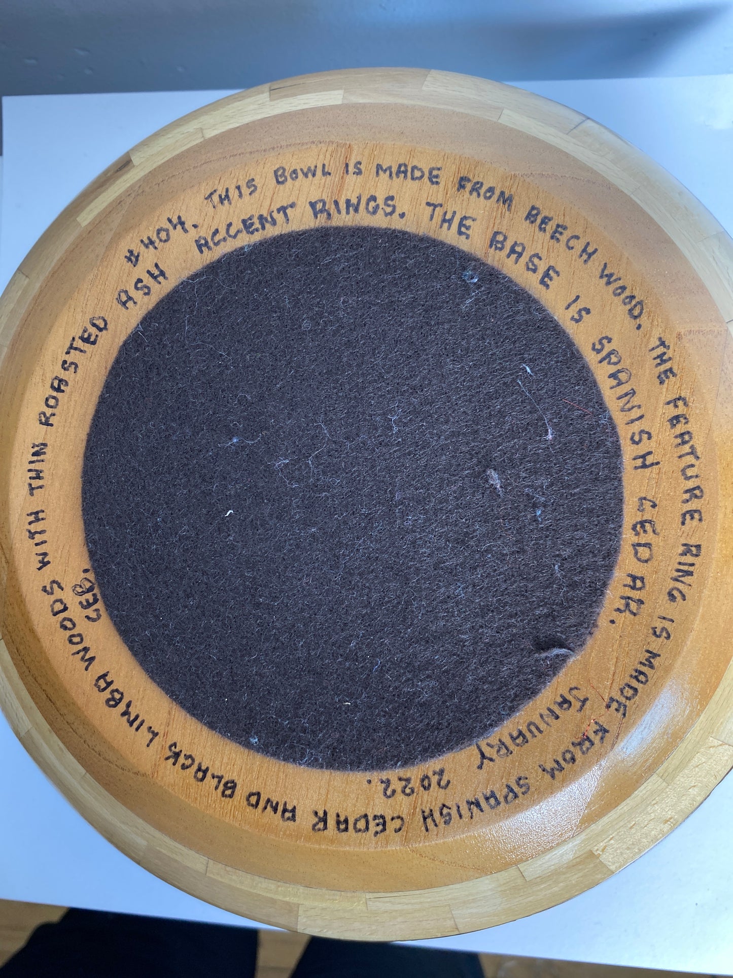 Colin Baker Hand Turned Bowl 404