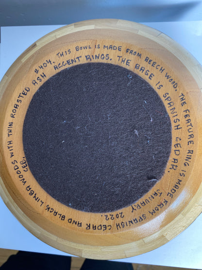 Colin Baker Hand Turned Bowl 404