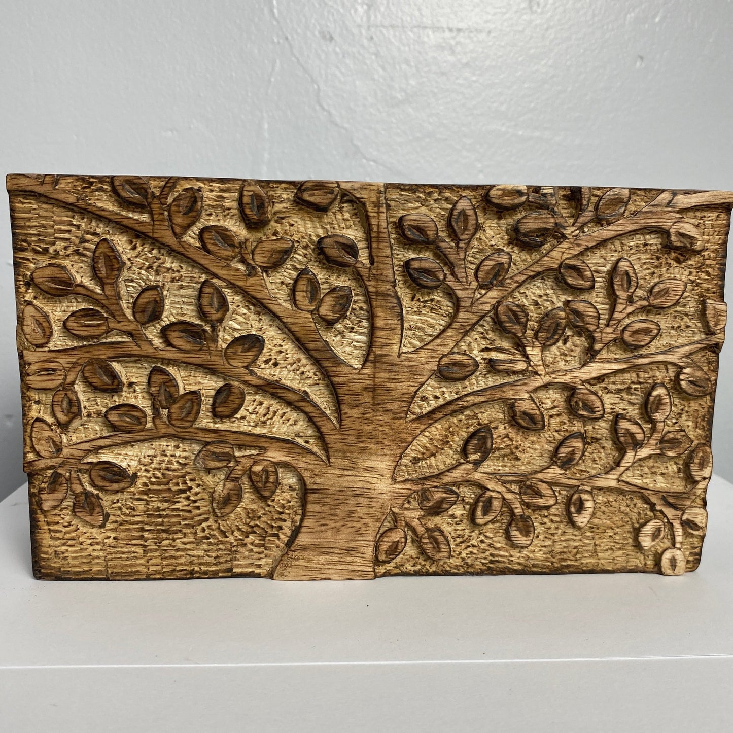 Mango wood tree of life box medium