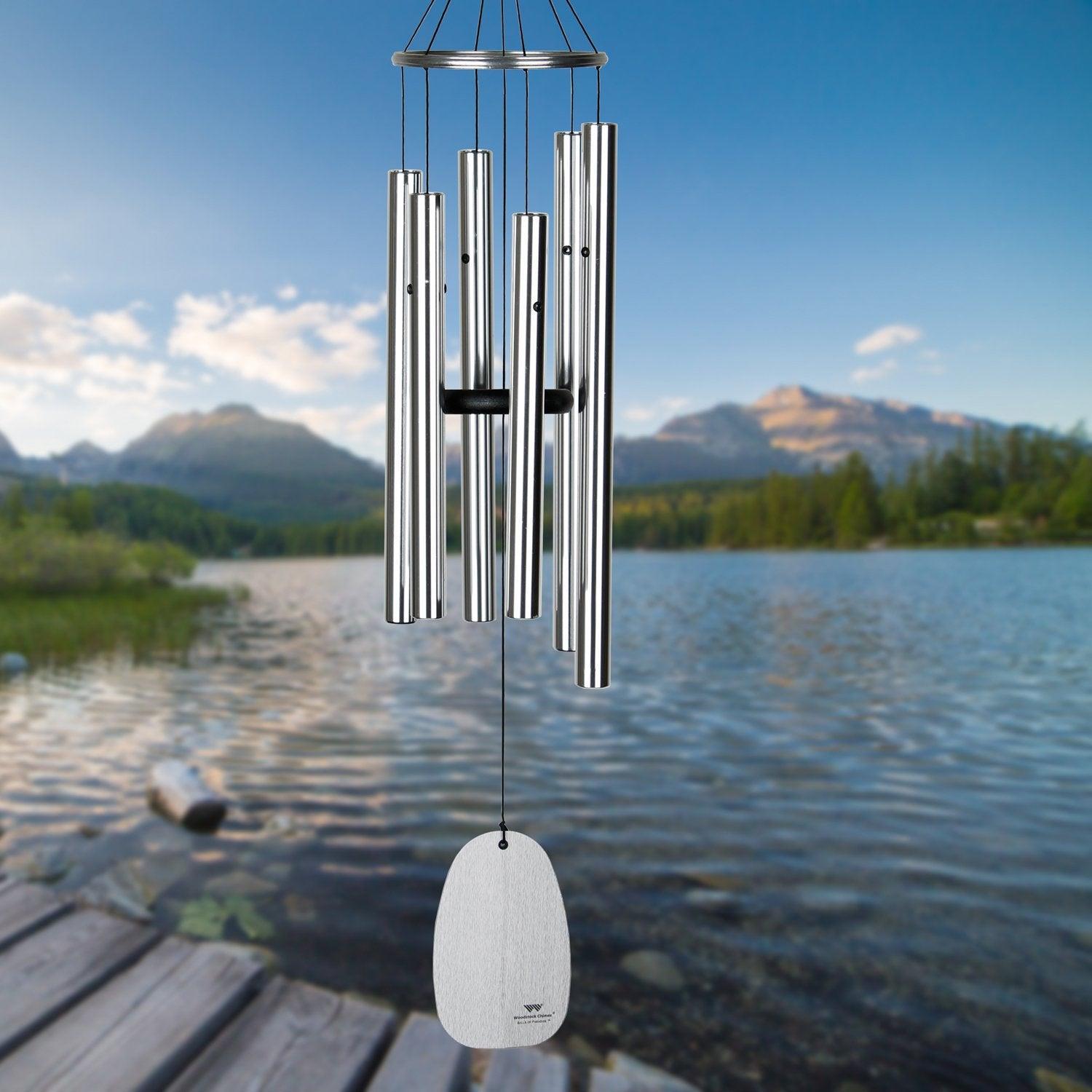 Bells of Paradise Wind Chime – Silver