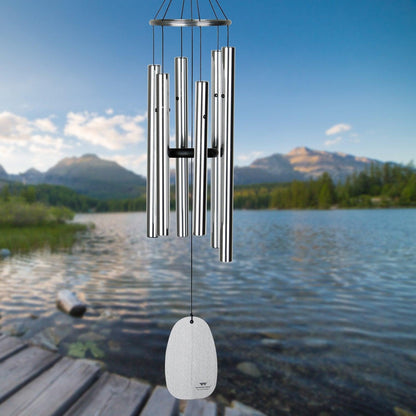 Bells of Paradise Wind Chime – Silver