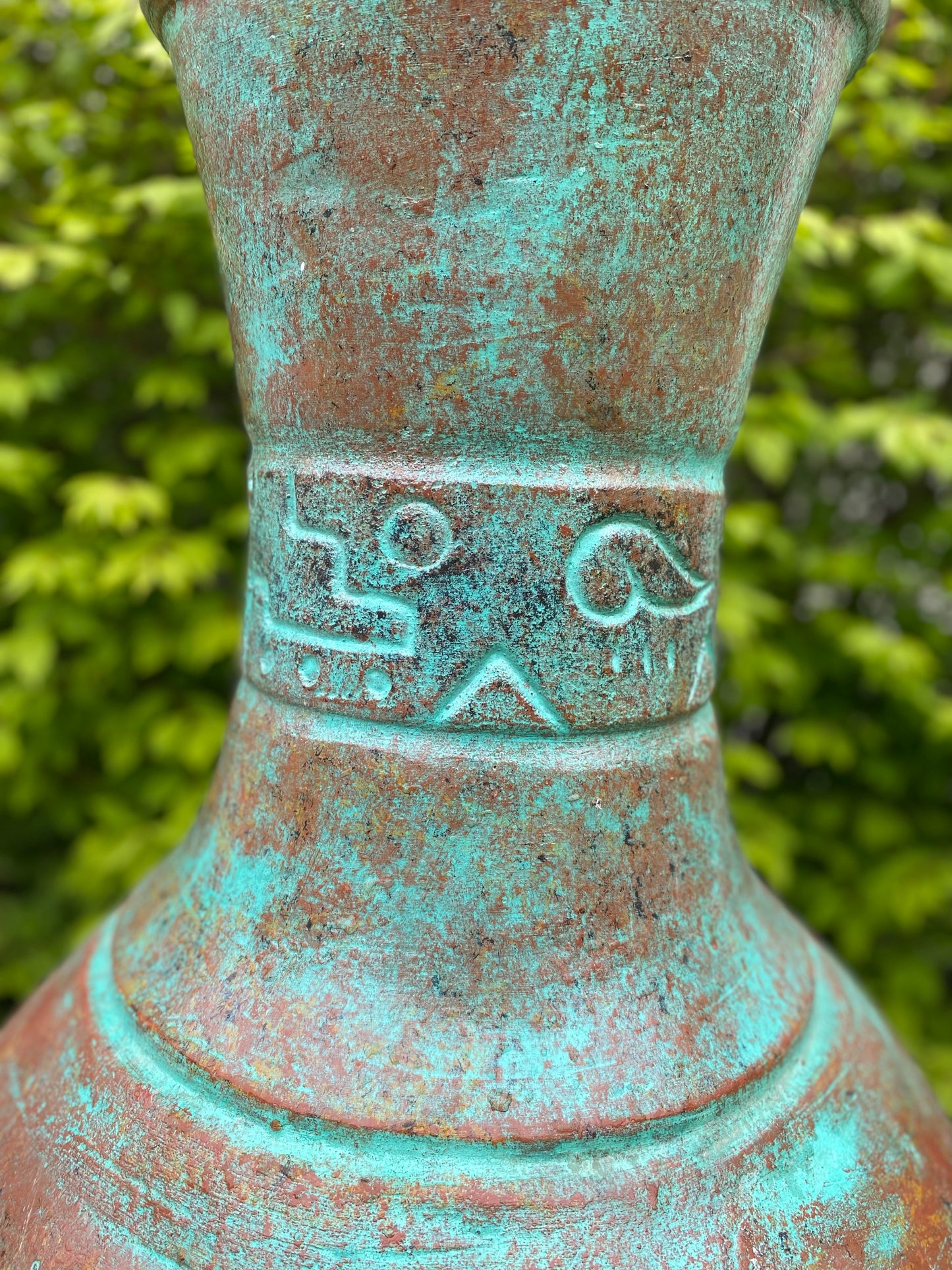 Chiminea Large — Made in Mexico #12 - design on top flourish