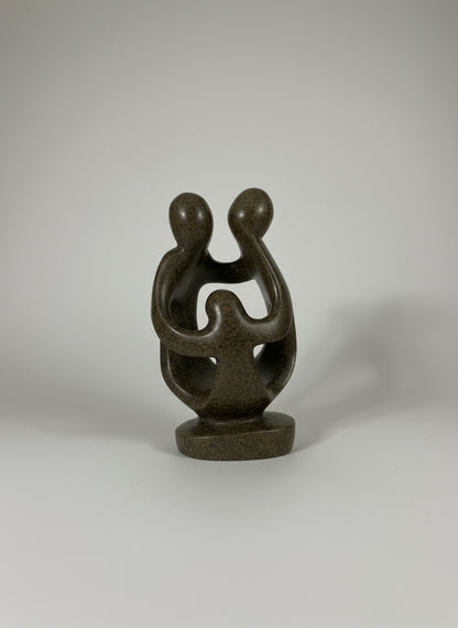 Back view Family of 3 sculpture