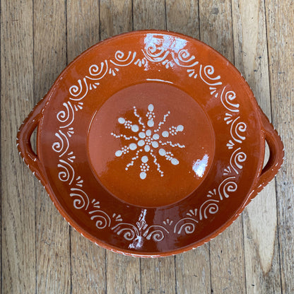 Traditional Clay Bife A Casa Serving Dish 10"  