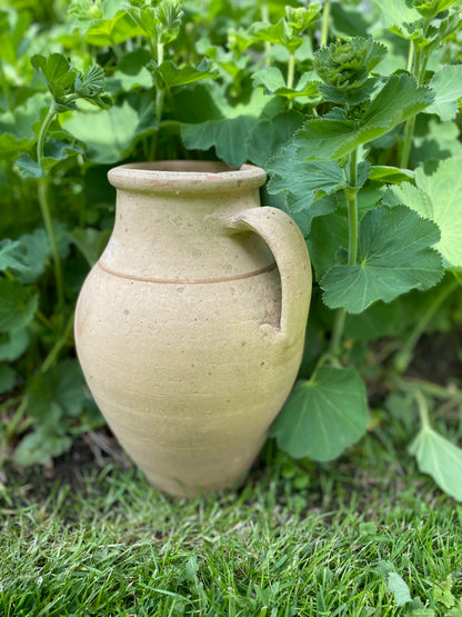 Vintage Turkish Olive Oil Pot XIX