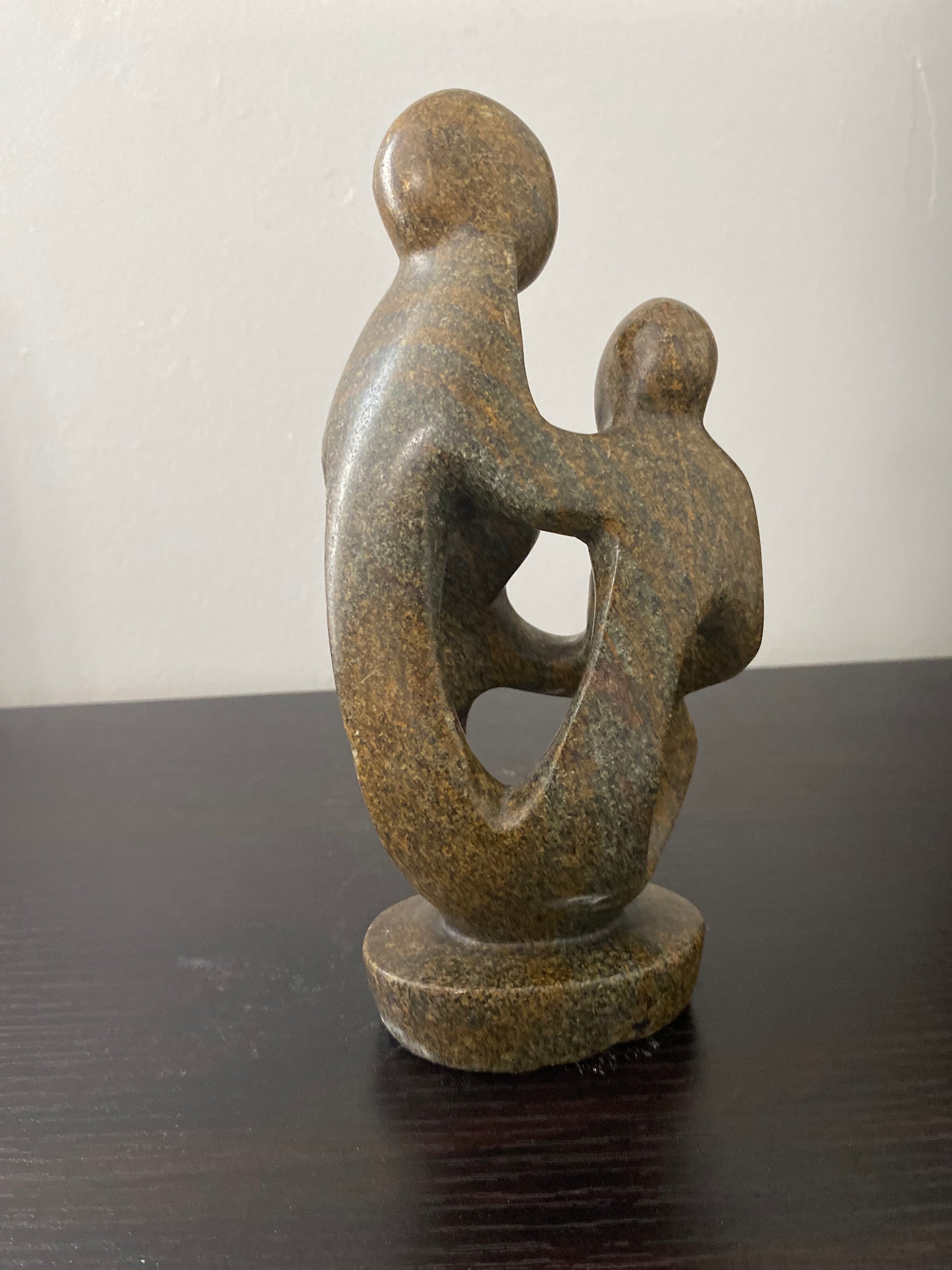 Stone Sculpture of a family of 4 made in Zimbabwe