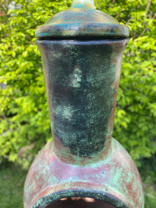 Traditional mexican chiminea