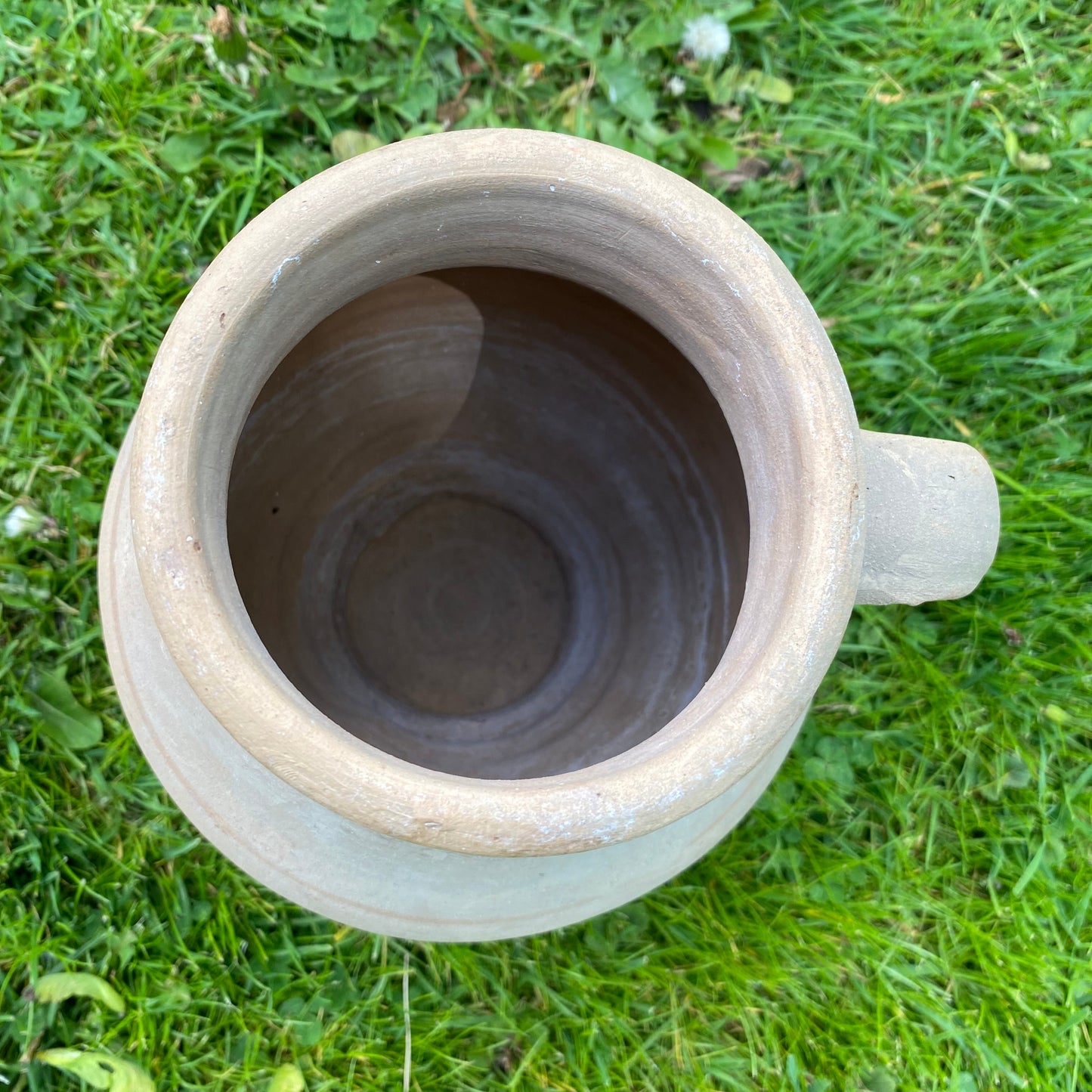 Vintage Turkish Pot XXIX top view