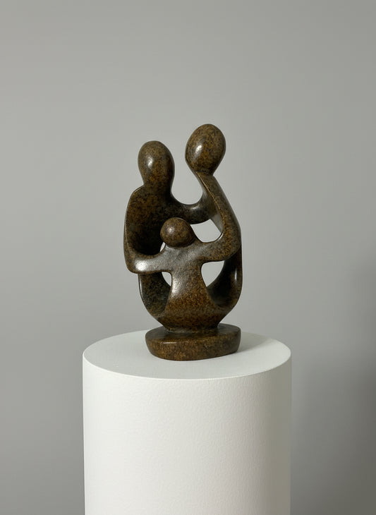 Family of 3 Stone Sculpture