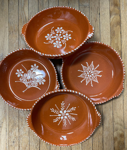 Traditional Portuguese Clay Alentejana Bowl – Hand Painted (24cm)