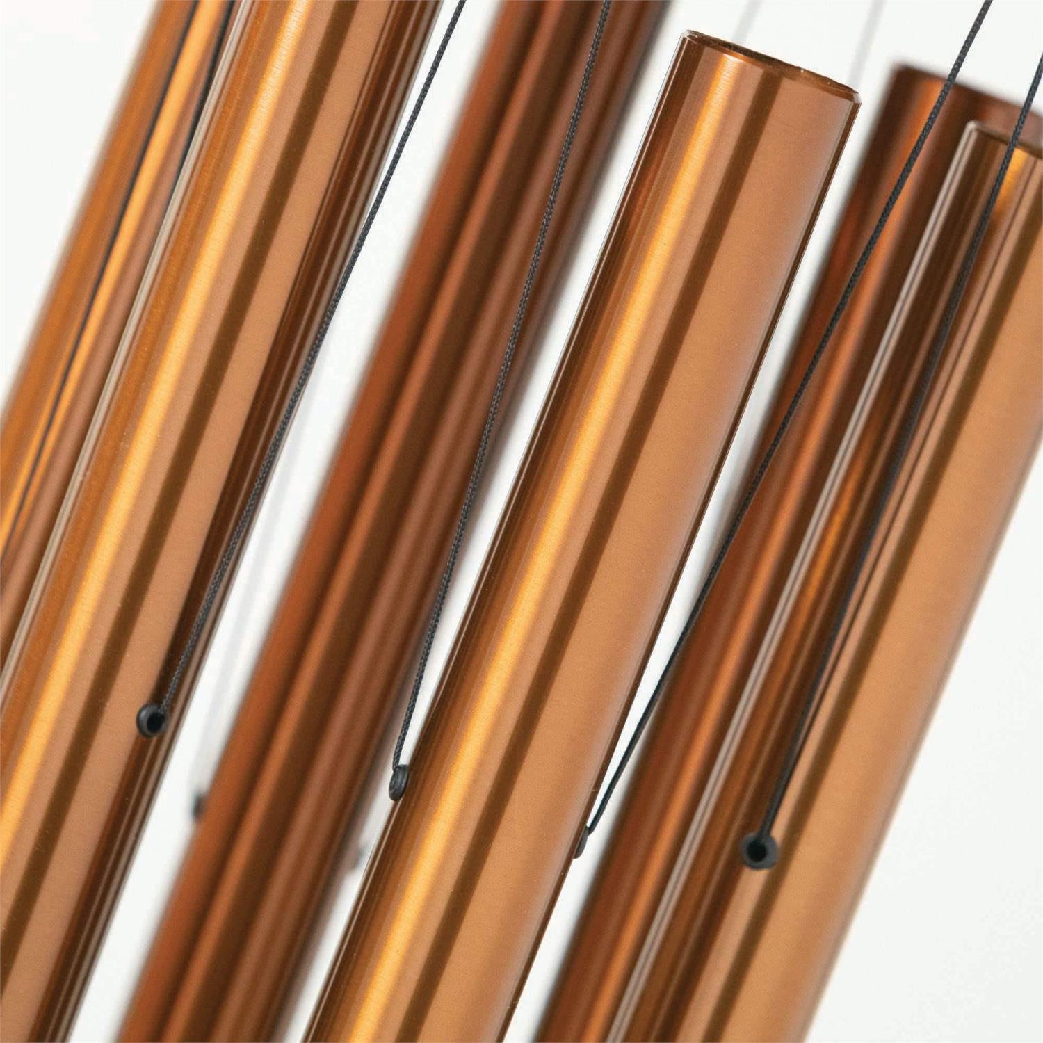 Close-up of Wind Chimes of Neptune – Bronze