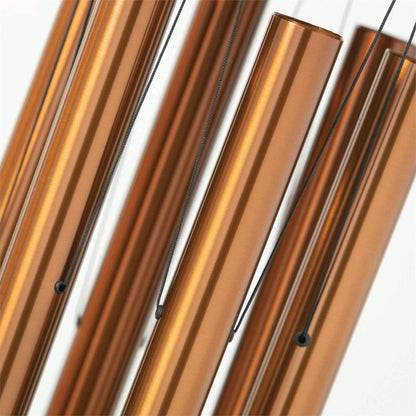 Close-up of Wind Chimes of Neptune – Bronze