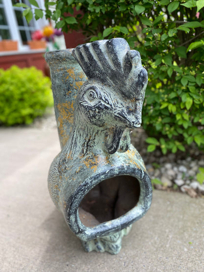 Rooster Chiminea — Made in Mexico