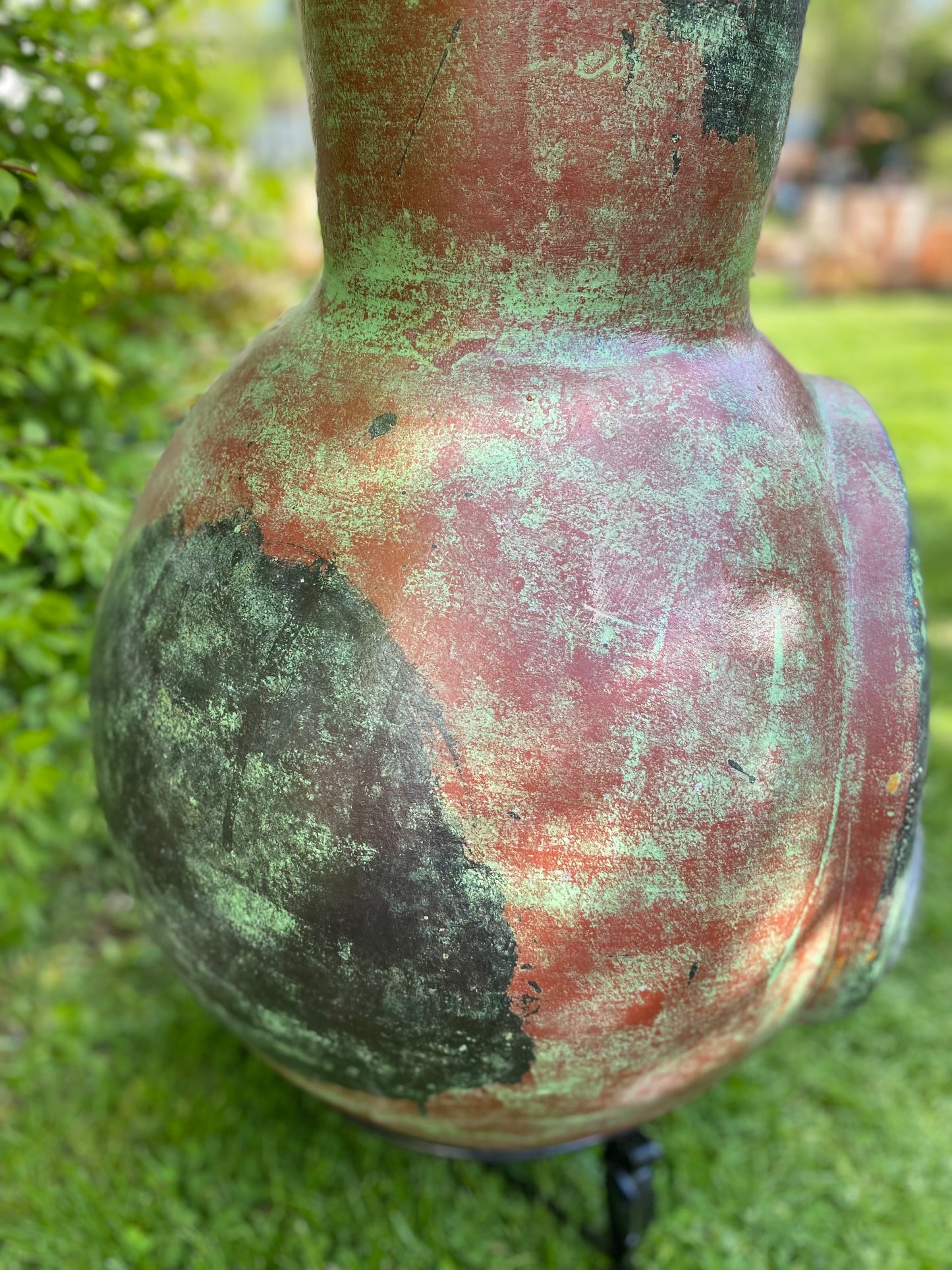 Traditional mexican chiminea