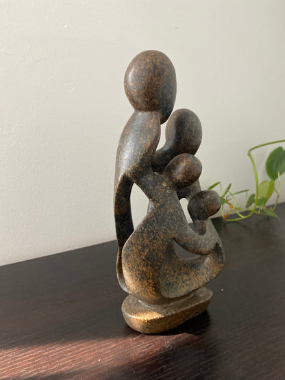 Stone Sculpture-family of 4-ukama-4Q