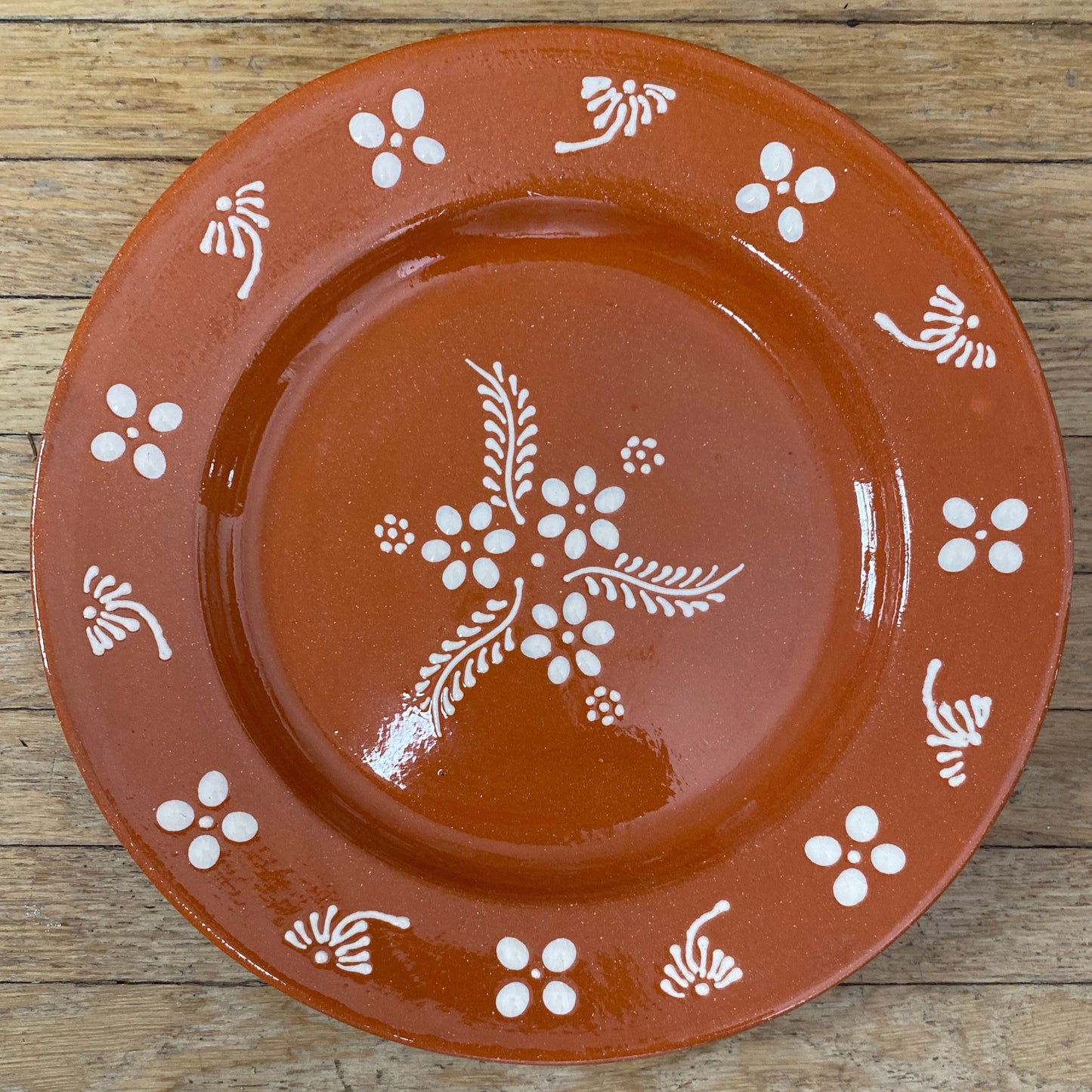Traditional Portuguese Clay Dinner Plate – Hand Painted 26cm (10")