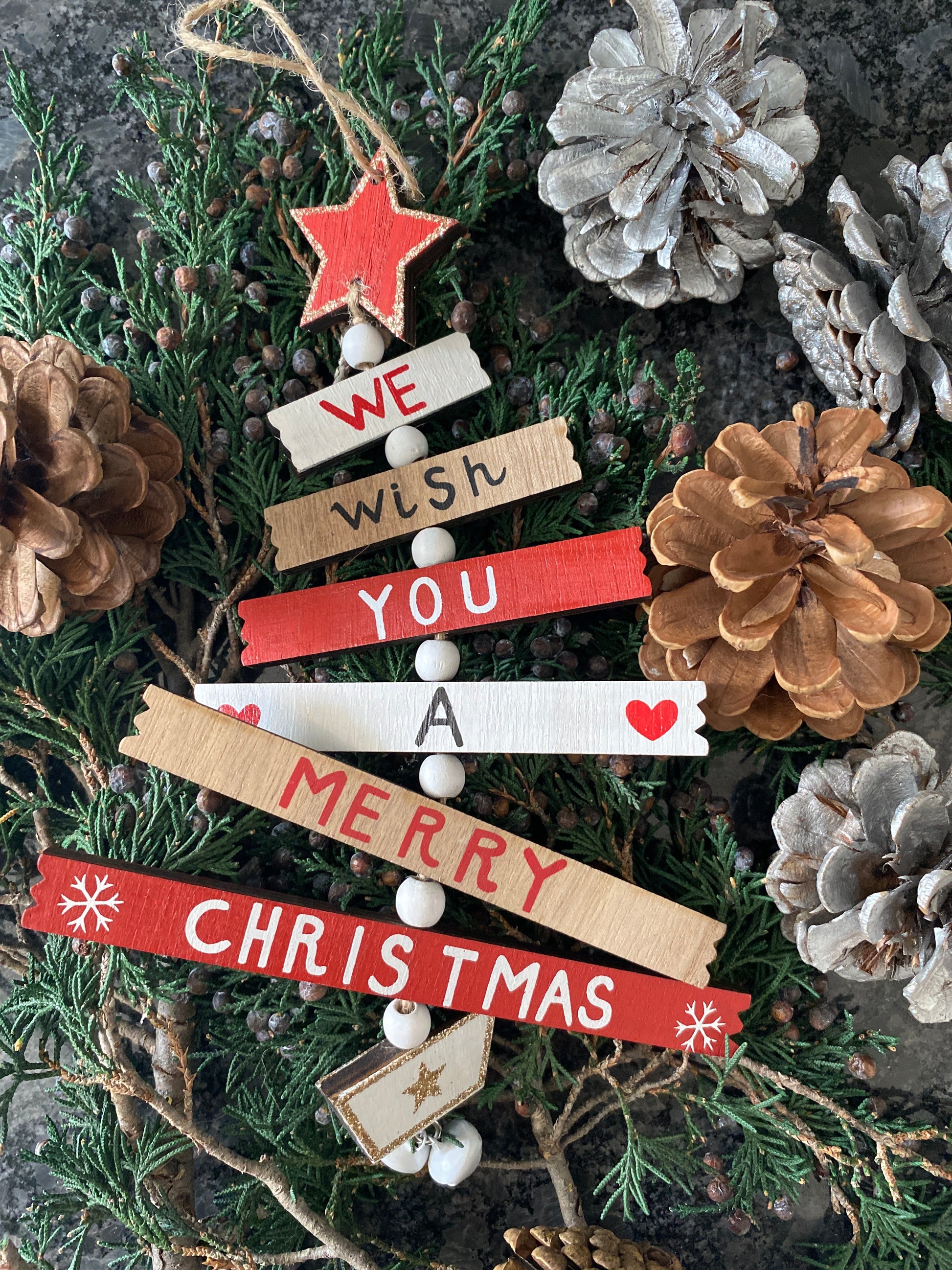Wish you a Merry Christmas Ornament