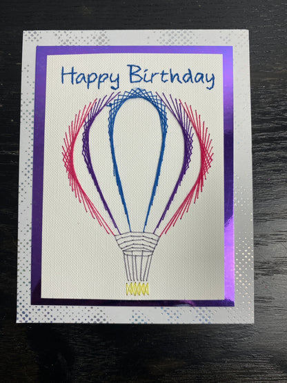 Hand Stitched Greeting Card