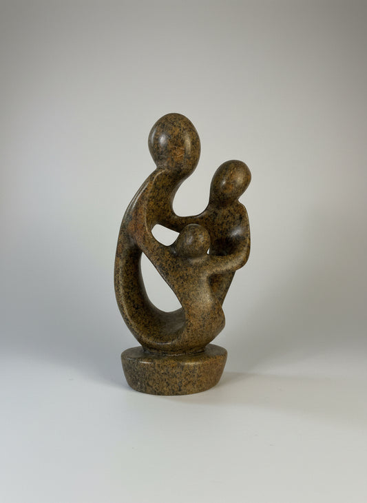 Stone Sculpture Family of 3