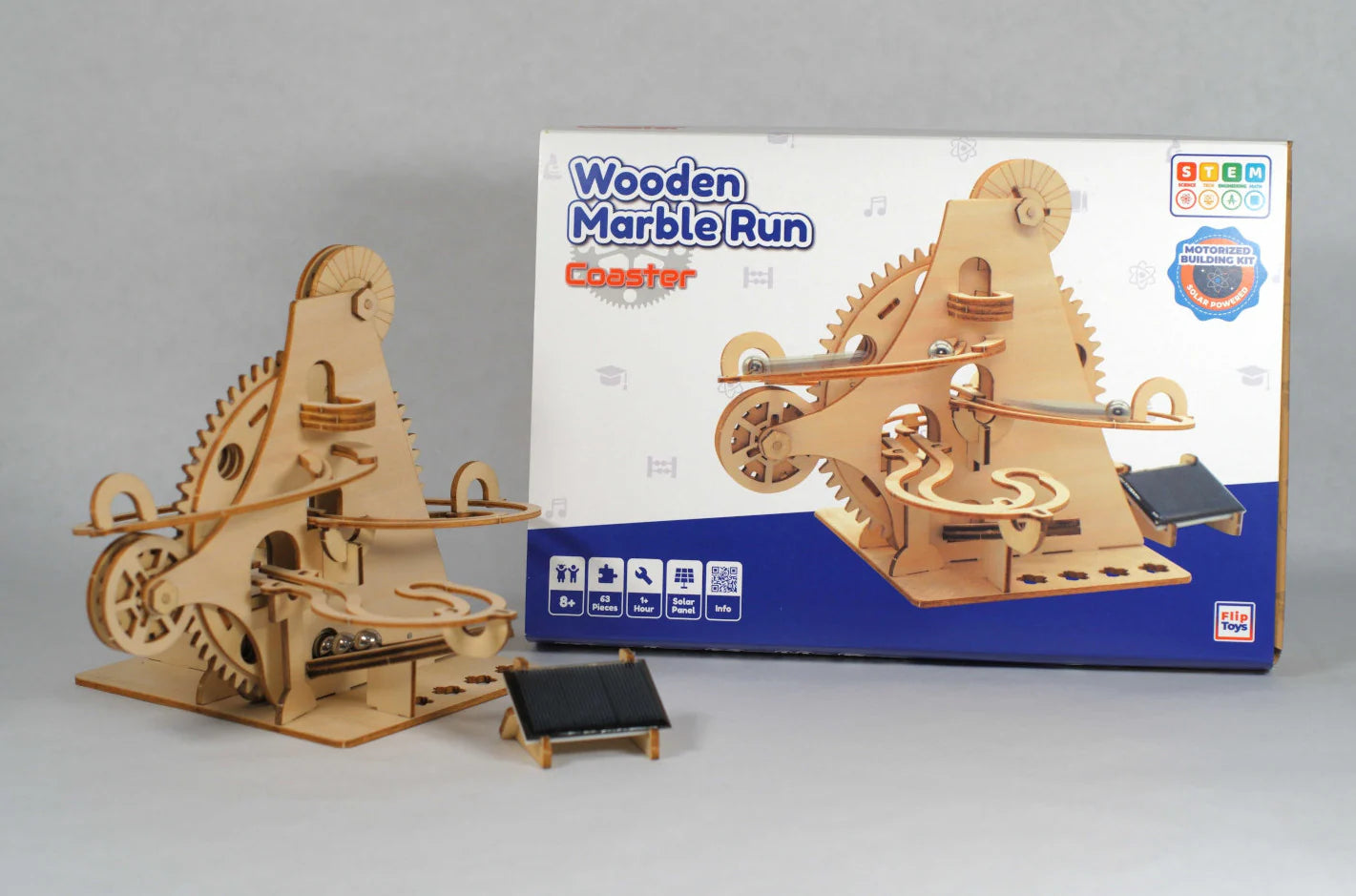 Wooden Marble Run - Coaster