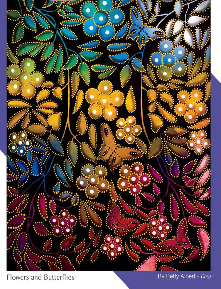 Flowers and Butterflies Puzzle - Artist Bette Albert