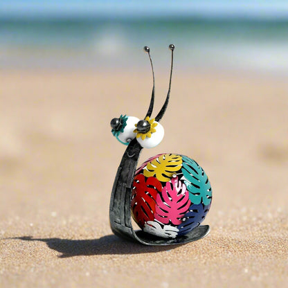 Colour Metal Snail for the Garden